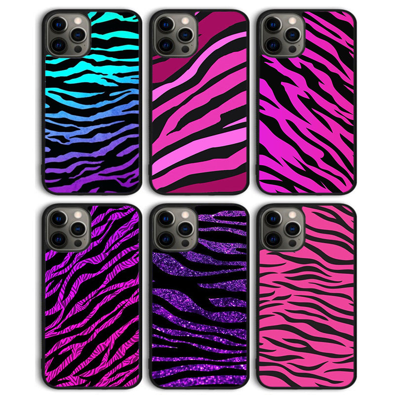 Premium Zebra-Muster Glitzer iPhone-Hülle | MagSafe-Case mit Rundumschutz & Kameralinsenschutz für Apple iPhone 17/17 Air, 16/16e, 15, 14, 13 Pro Max Plus Cover | Panzertasche & Stoßstangenabdeckung Handyhülle | Hochwertige Schutzhülle