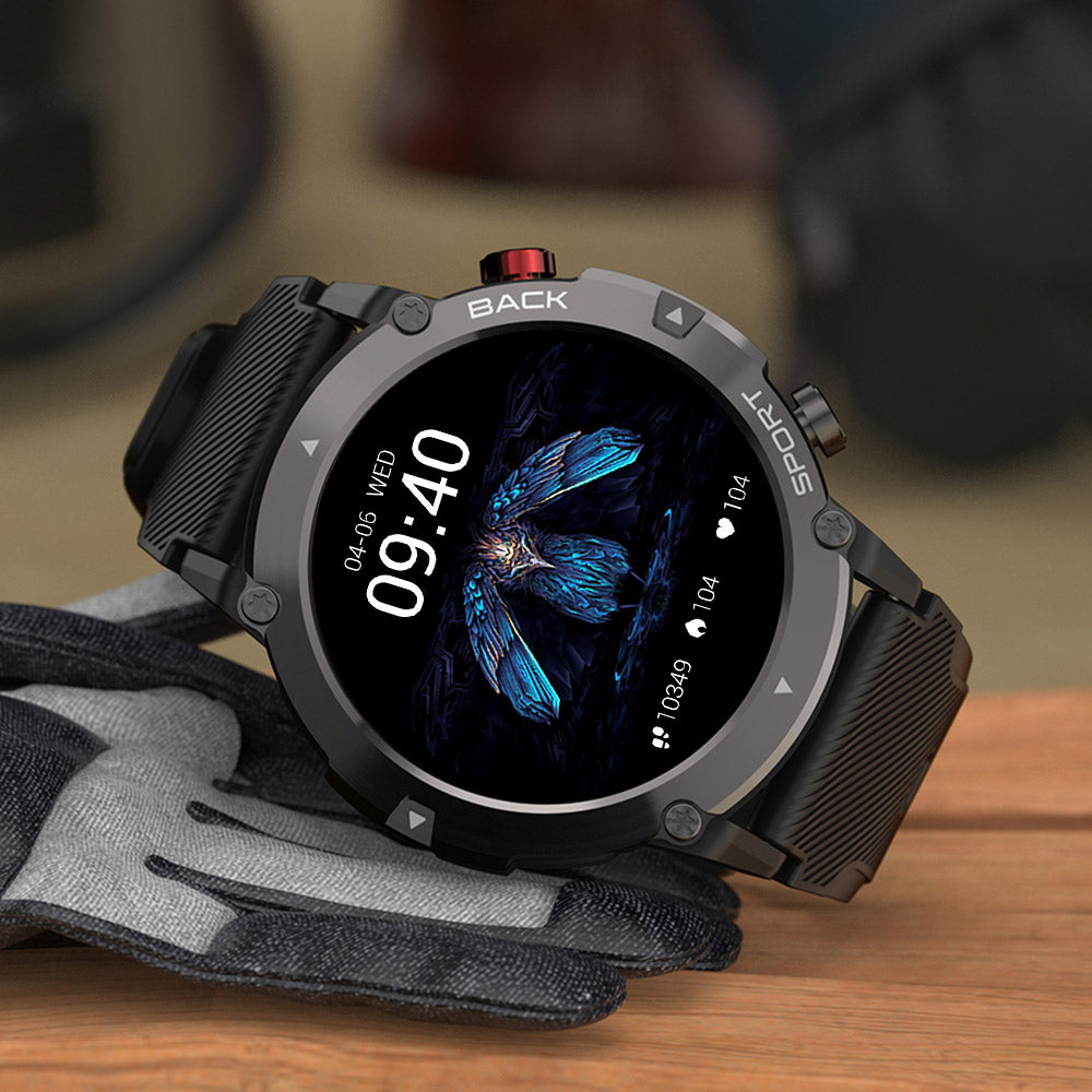 Hochwertiges Smartwatch 2024 für Männer, Bluetooth-Anruf, wasserdichte Uhren