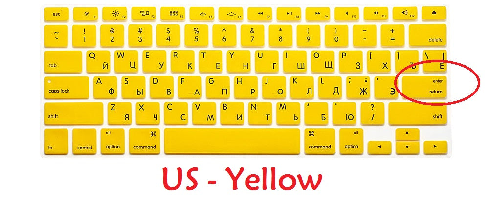 Premium Tastaturschutz-Skin für Macbook Air/Pro/M3/M2/M1: 16,14,13-inch | 2024/2023/2022/2020 Series Hochwertige Tastatur-Abdeckung