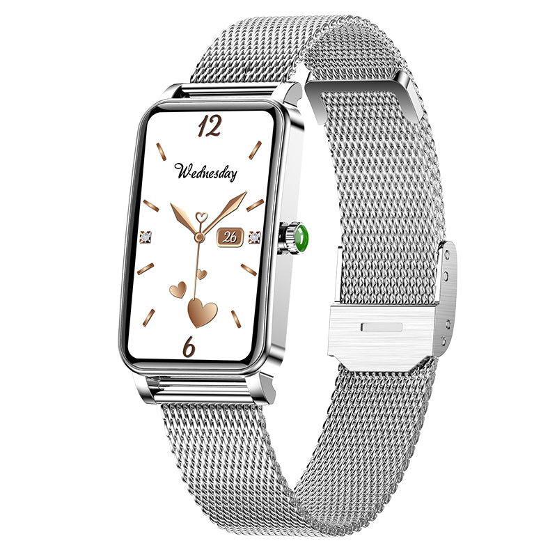 Premium Luxus Smartwatch für Damen mit Full-Touchscreen, Bluetooth-Anruf, IP67 Wasserdicht, Fitness- & Gesundheitstracker, Elegantes Sportdesign – Stilvolle Uhr für den Alltag – Kompatibel mit iOS & Android Smartphones – Limitierte Auflage