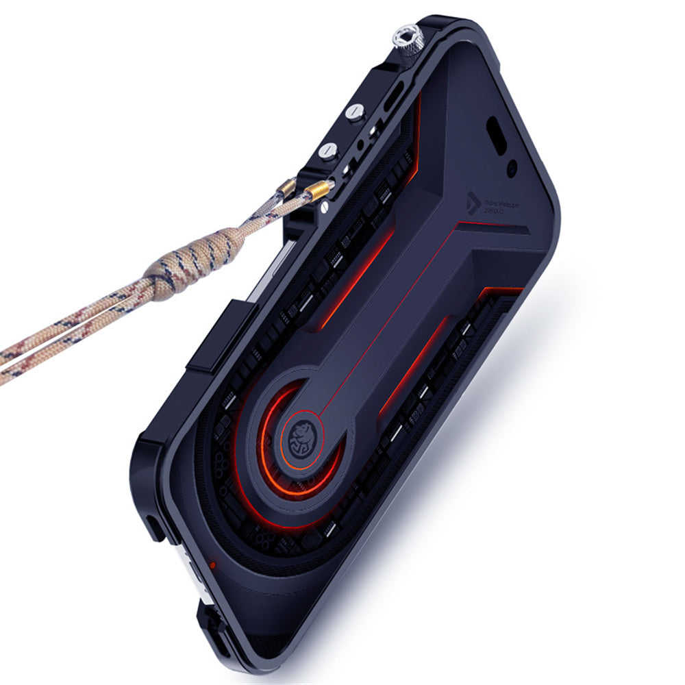 Rough Metal Armor Case – Aluminum Bumper Shockproof Protective Shell for iPhone Models, Durable and Stylish Frame Design