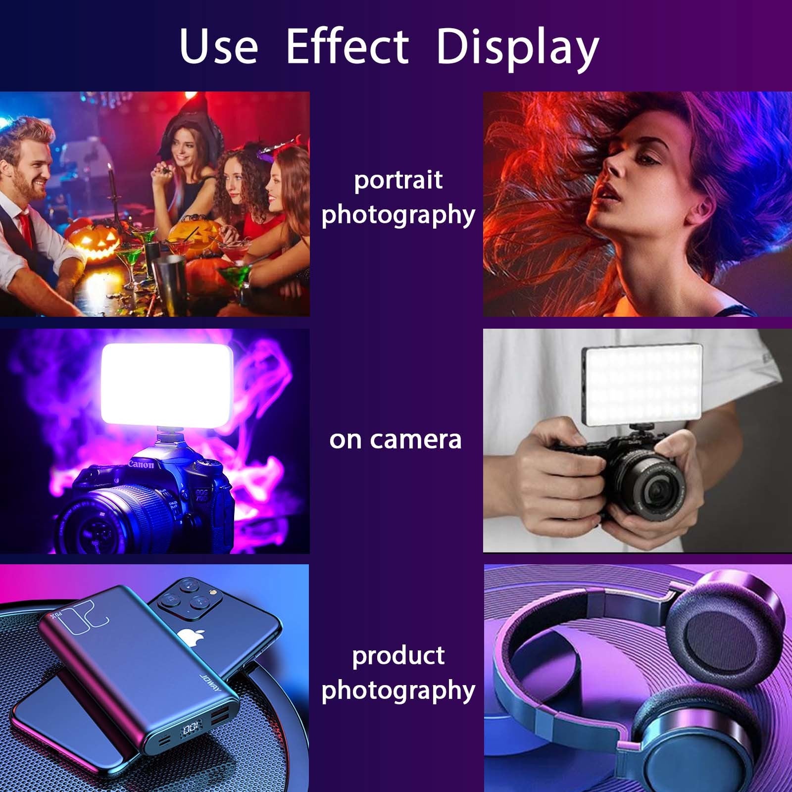 Premium RGB LED Video Licht Fotografie Füllen Kamera Beleuchtung Panel CRI95+ 2500-9000K LCD Display Kalter Schuh Für Vlog