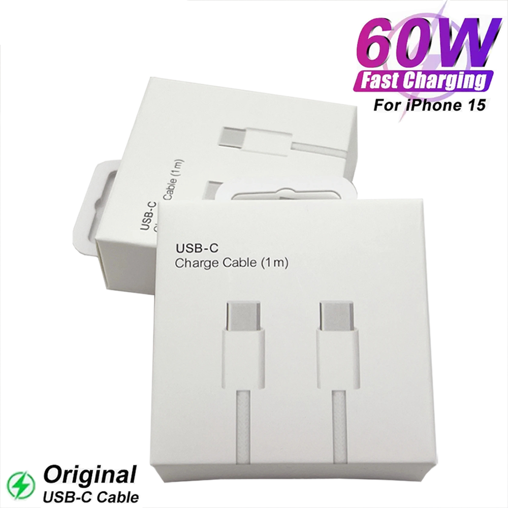 High Durability USB-C Kabel für Apple iPhone 15 Pro Max, PD 60W Schnellladung, Huawei, Xiaomi, Samsung, Typ C Geflechtkabel