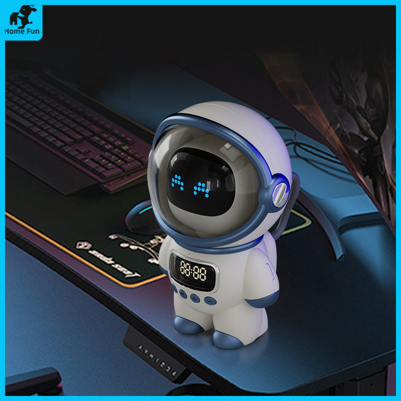 Premium Intelligenter Astronaut Bluetooth Lautsprecher | Kreativer Digitaler Smart Wecker FM Radio Elektronisches Schlaf