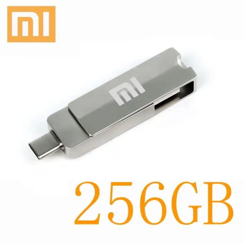 Premium Xiaomi U-Disk 2TB 1TB USB 3.1 Type-C Interface 256GB 128GB 512GB Mobile Computer Data Transfer Portable USB Storage
