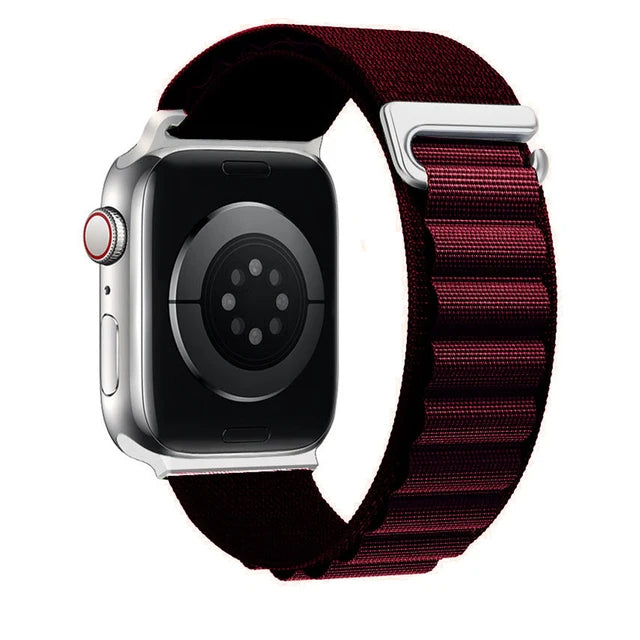 Armband für Apple Watch Serie 10/9/8/7/6/5/4/3/2/1 & Ultra 2/1, SE: 2024, 2023, 2022, 2021, 2020, 2019, | Alpin Loop Premium