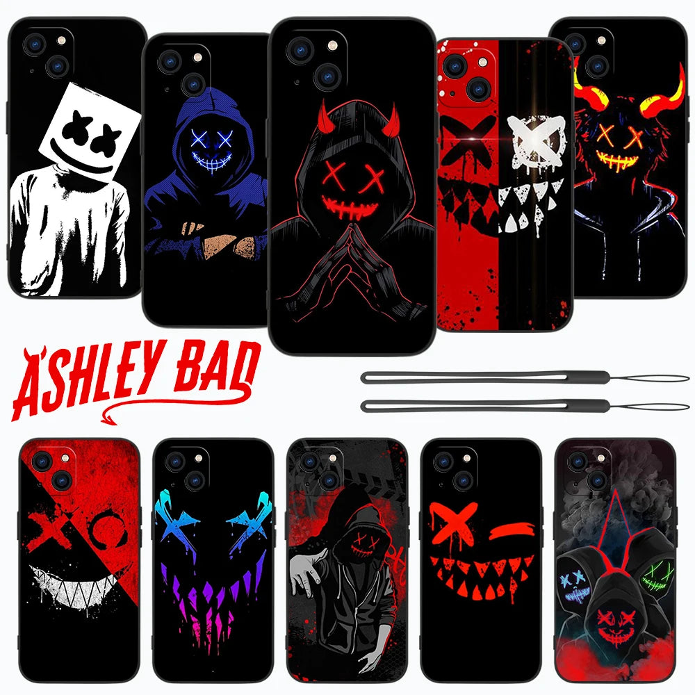 Premium Robuste Teufel Bad Boy Design iPhone Hülle | MagSafe-Case mit Rundumschutz & Kameralinsenschutz für Apple iPhone 17/17 Air, 16/16e, 15, 14, 13 Pro Max Plus Cover | Stoßfeste Handyhülle mit Panzertasche & Stoßstangenabdeckung