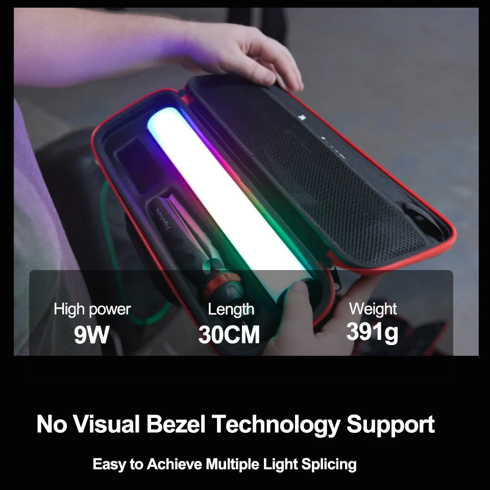 Premium RGB LED Video Licht Fotografie Füllen Kamera Beleuchtung Panel CRI95+ 2500-9000K LCD Display Kalter Schuh Für Vlog