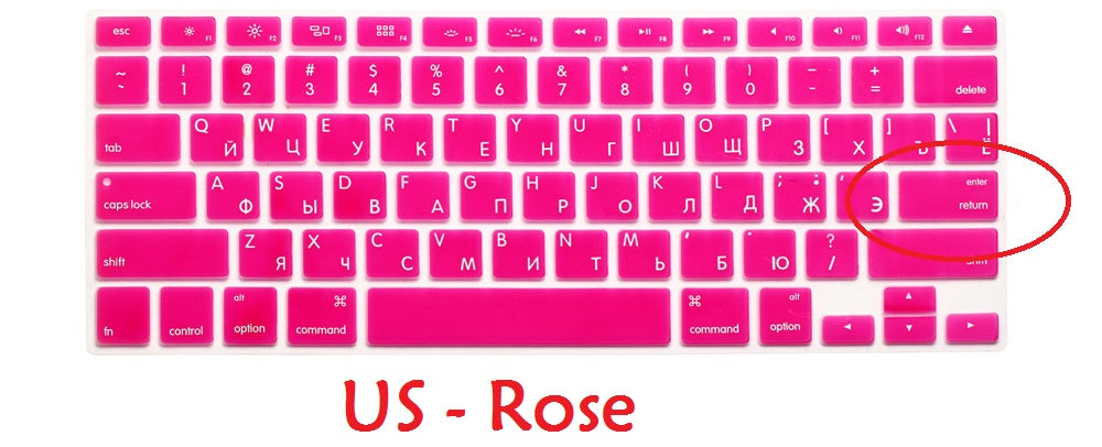 Premium Tastaturschutz-Skin für Macbook Air/Pro/M3/M2/M1: 16,14,13-inch | 2024/2023/2022/2020 Series Hochwertige Tastatur-Abdeckung