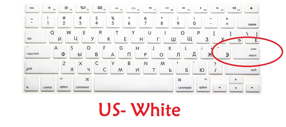 Premium Tastaturschutz-Skin für Macbook Air/Pro/M3/M2/M1: 16,14,13-inch | 2024/2023/2022/2020 Series Hochwertige Tastatur-Abdeckung
