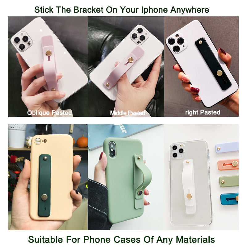 Premium Durchsichtige Candy-Farbe für Apple iPhone 17/17 Air, 16/16e, 15, 14, 13 Pro Max Plus Hülle | Handgelenksband Handyhalter Klare Soft-Silikon Apple iPhone Case
