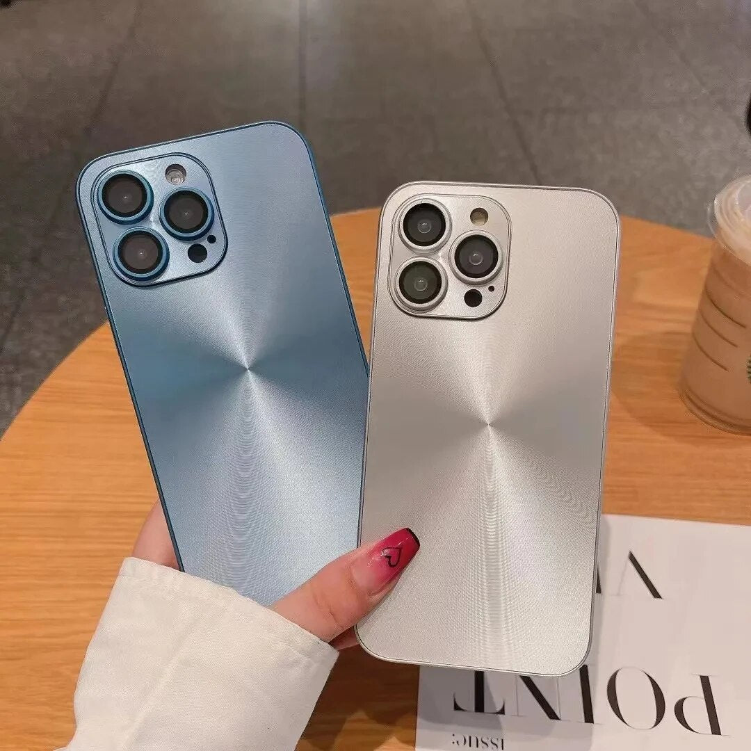 Premium Blinkende Aurora Einfarbige Handyhülle, MagSafe, Abdeckung, | Apple iPhone 15/14/13/12/11 Pro Max Plus - Schlanke Matte Stoßfeste Hardcover Schutzhülle - Phone Heaven Zone