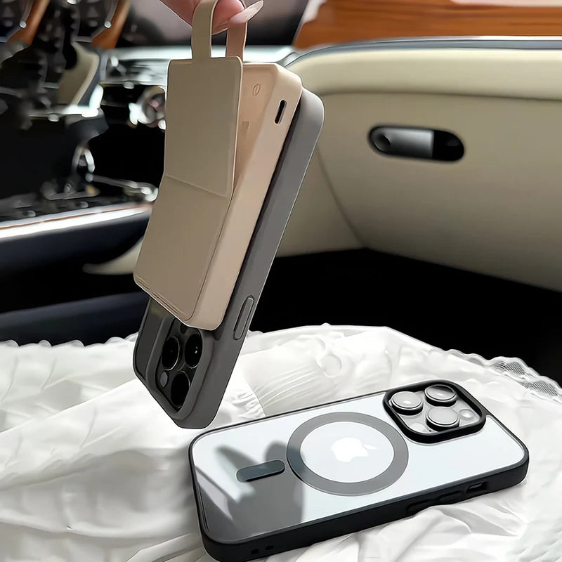 Premium iPhone Hülle Klar HD | Magnetische MagSafe & Kabelloses Laden | Stoßfeste Transparente Hybrid Rüstung mit Kameraobjektiv-Schutz für Apple iPhone 17/17 Air, 16/16e, 15, 14, 13 Pro Max Plus