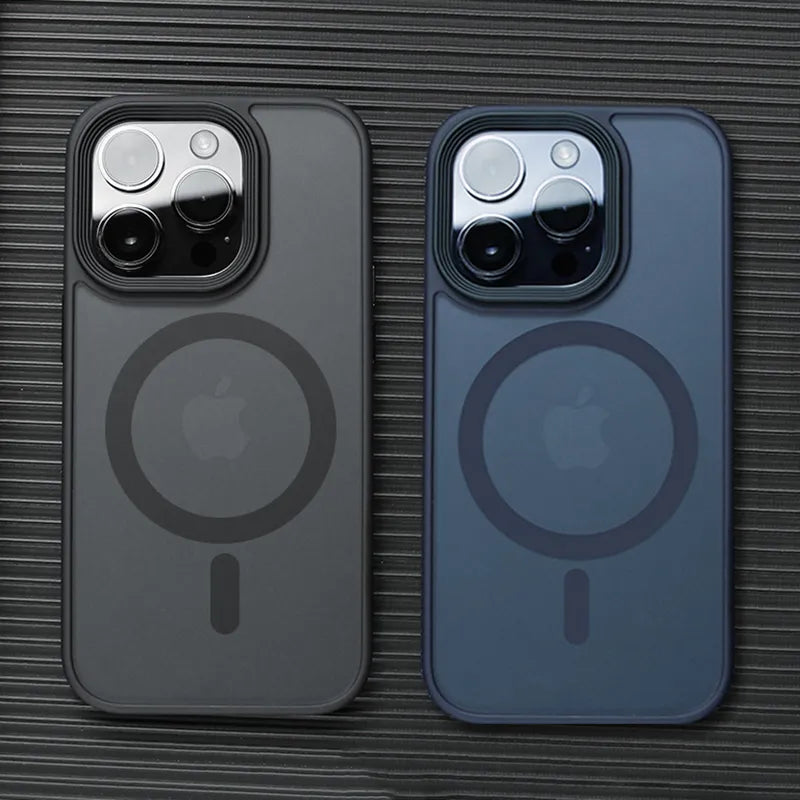 Premium iPhone Hülle Klar HD | Magnetische MagSafe & Kabelloses Laden | Stoßfeste Transparente Hybrid Rüstung mit Kameraobjektiv-Schutz für Apple iPhone 17/17 Air, 16/16e, 15, 14, 13 Pro Max Plus