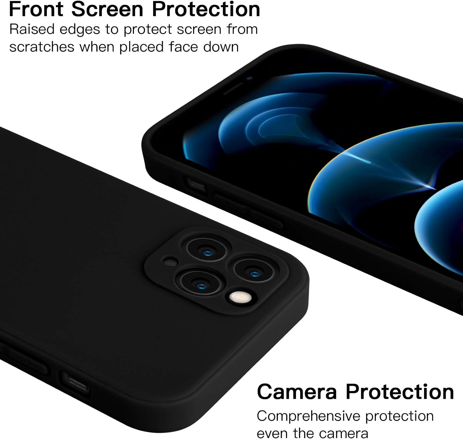 Anti-Gravity Apple iPhone Hülle für Apple iPhone 17/17 Air, 16/16e, 15, 14, 13, 12 Pro Max Plus Mini | Oberflächenadsorption, Magische Nano-Saugfunktion, Weicher TPU-Rahmen, Silikon+PC, Wasserdichtem, Stoßfestem & Kamerasschutz