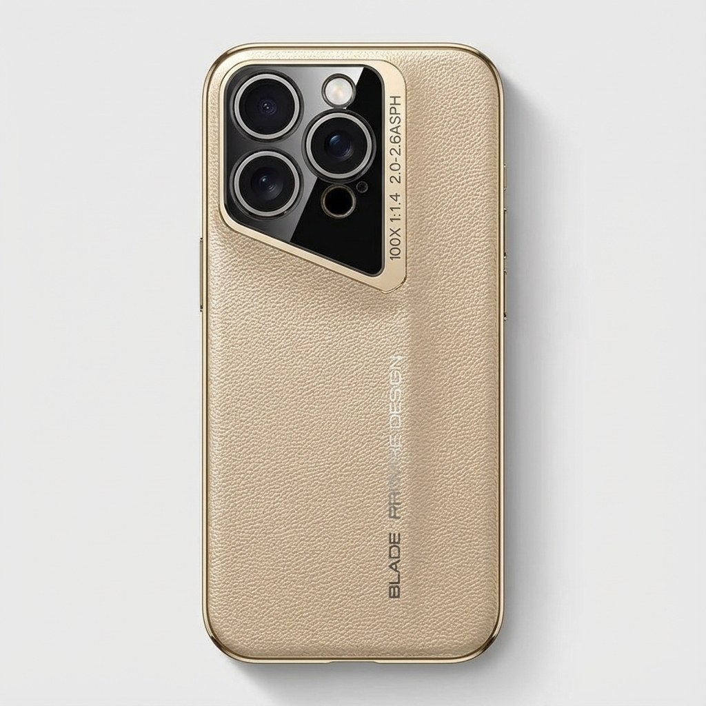 Luxus Leder iPhone Hülle MagSafe Case – elektroplattiertes Premium-Leder, 360° Kamera- & Display-Schutz, ultradünne Hard-Shell, stoßfest, kratzfest, schlankes Slim-Design, langlebiges Cover, kabelloses Laden kompatibel, stylisch & robust, Premium-Schutz