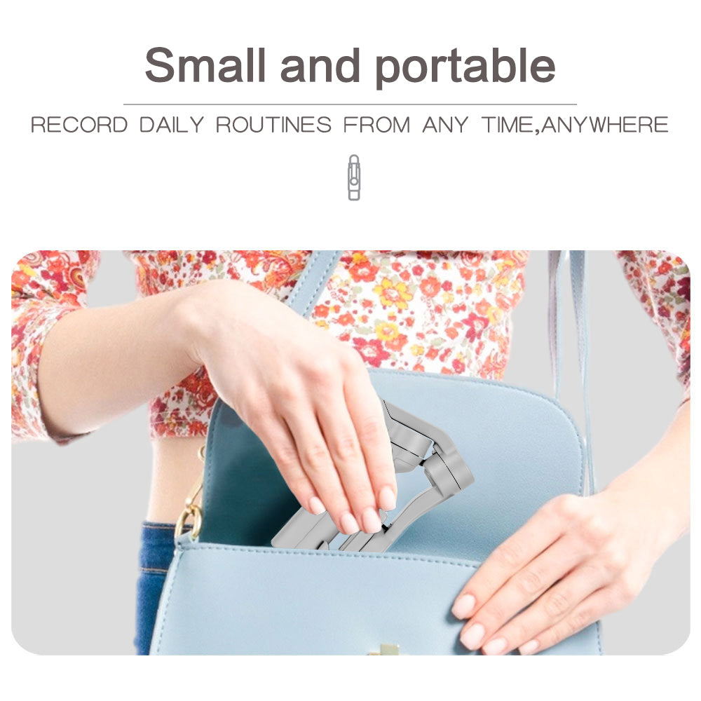 3-Achsen Faltbarer Handheld-Gimbal-Stabilisator Smartphones: Hochwertige Anti-Wackel Videoaufnahme | iPhone &