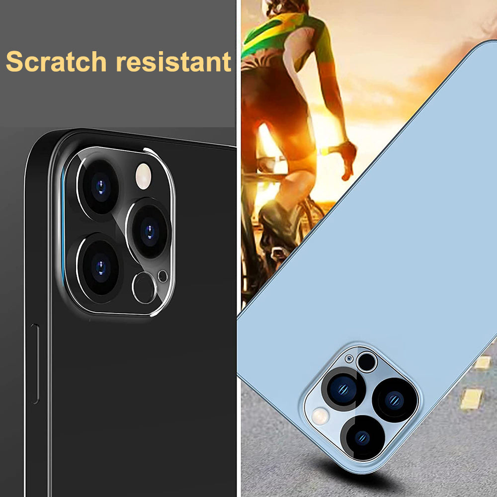 Kristallklarer Kameraobjektiv-Schutz aus gehärtetem Glas für das iPhone | Premium-Schutz gegen Kratzer und Staub