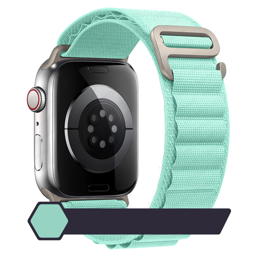 Armband für Apple Watch Serie 10/9/8/7/6/5/4/3/2/1 & Ultra 2/1, SE: 2024, 2023, 2022, 2021, 2020, 2019, | Alpin Loop Premium