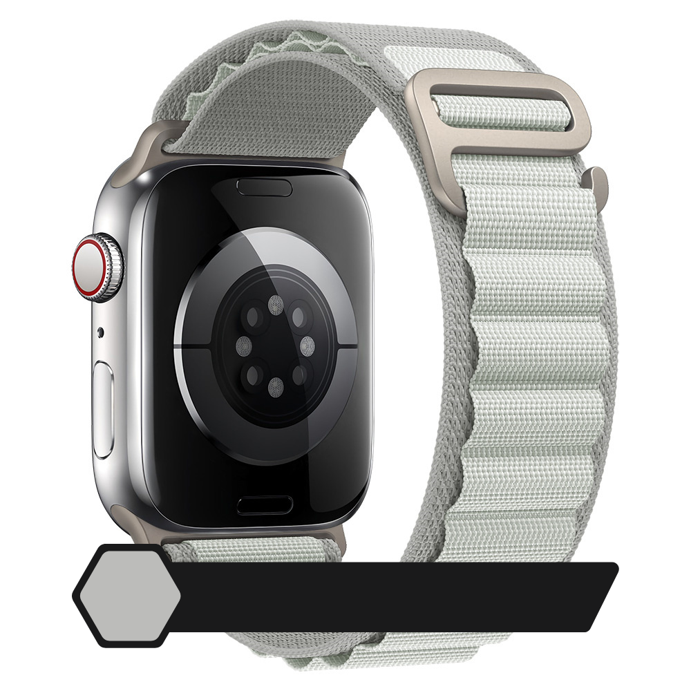 Armband für Apple Watch Serie 10/9/8/7/6/5/4/3/2/1 & Ultra 2/1, SE: 2024, 2023, 2022, 2021, 2020, 2019, | Alpin Loop Premium