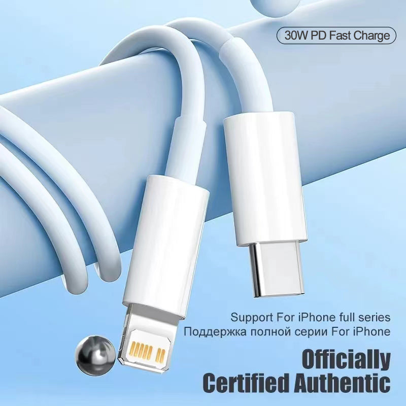 High-Quality USB Type C PD 20W Cable for Smartphones, Apple iPhone, Samsung, iOS & Android | Premium Fast USB C Cable for iPhone, Type C Charging Cable