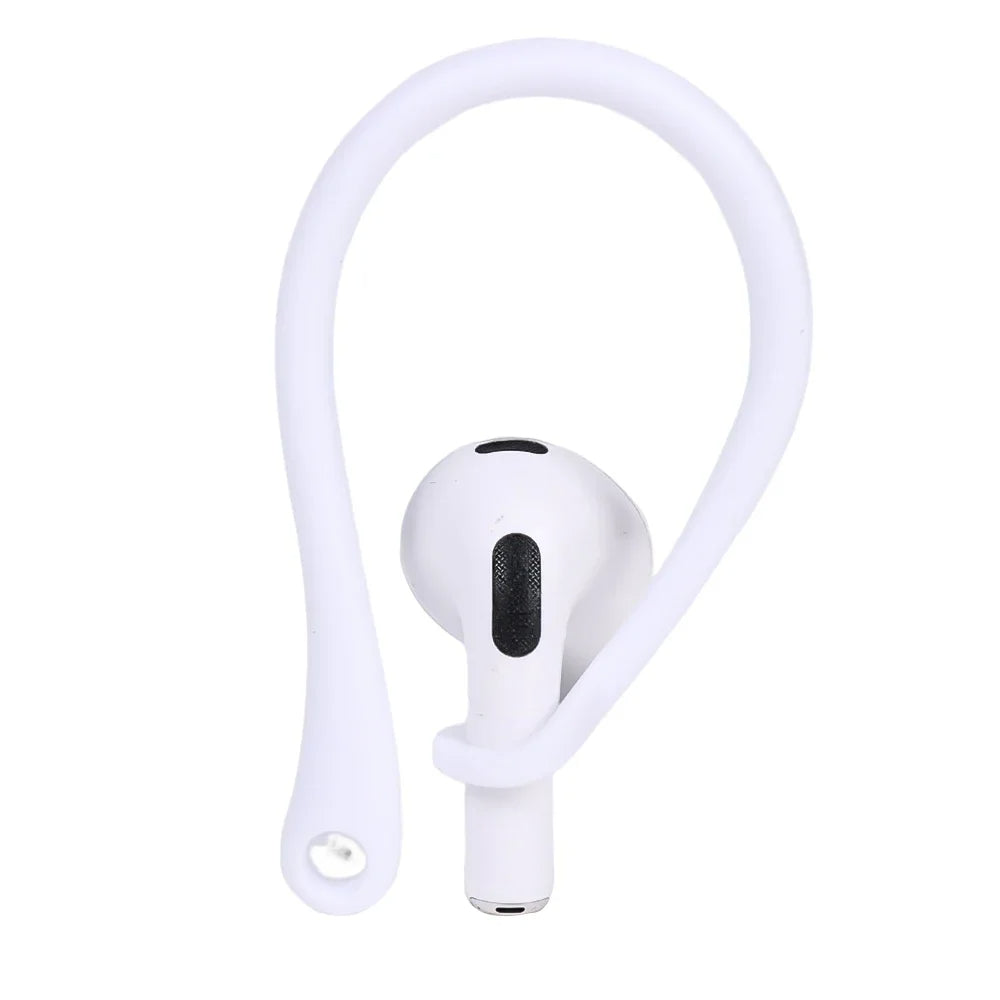 1-6 Pairs Silicone Ear Hooks for Apple AirPods Pro, Good Quality Anti-fall Accessories Bluetooth Headphone Holder for Apple