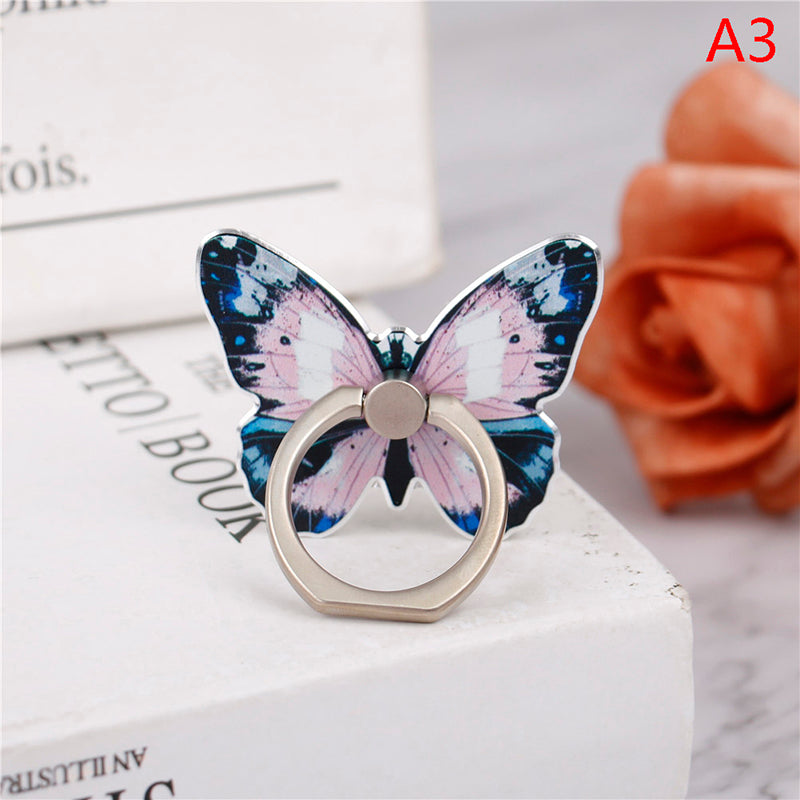 Premium Phone Stand Ring Buckle, Butterfly Cartoon, Cute & Creative: MagSafe Compatible for Smartphones, Apple iPhone, Samsung, iOS &amp; Android | Wholesale Ring Buckle Phone Stands