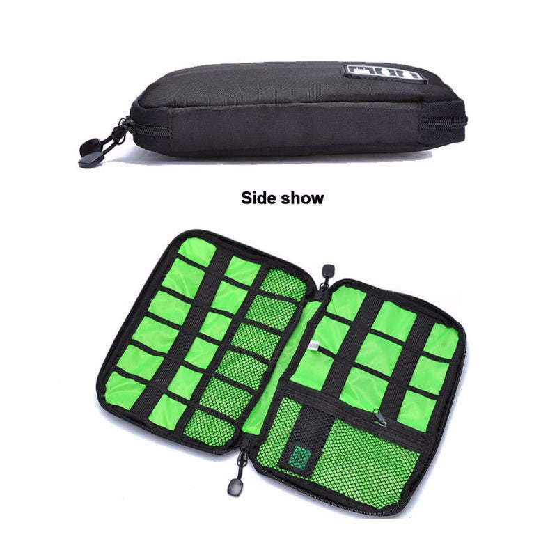 Premium Travel Storage Bag for MacBook Air/Pro/M3/M2/M1: 16,14,13-inch | 2024/2023/2022/2020 Series Mobile Hard Drive, U-Disk, Organization Pack, Headphones, SSD, Charger | T47 HDD Cable