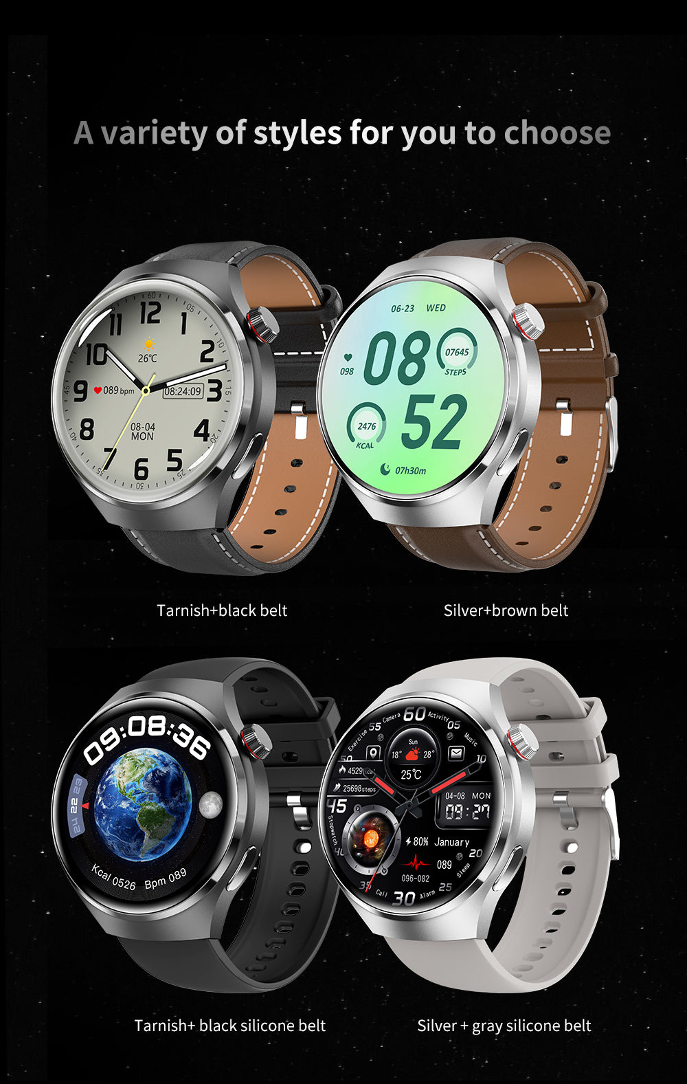 Neue Hochwertige 2024 GT4 Pro Smartwatch 