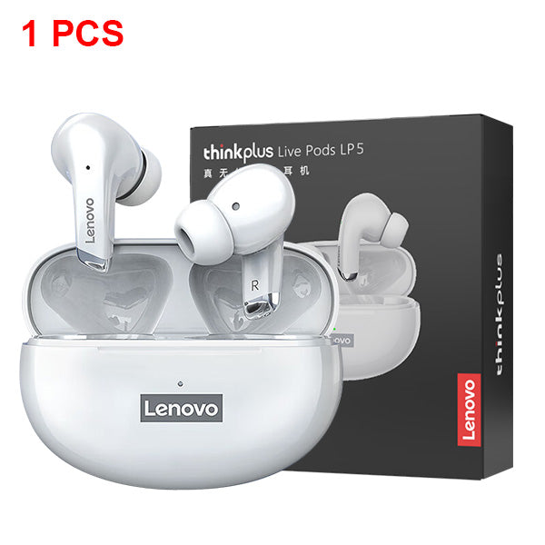 New Lenovo LP5 Wireless Premium Bluetooth Earphones: HiFi Music Headphones for Sports, Waterproof Headset with Microphone | Limited Edition