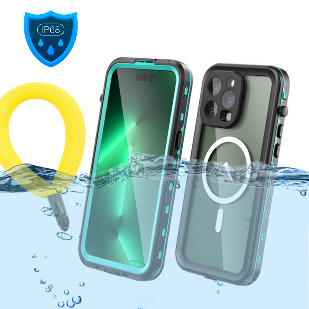 Militärstandard Wasserdichte IP68 iPhone Hülle mit MagSafe: Für Tauchen & Outdoor-Sport | Stoßfest & Langlebig - Phone Heaven Zone