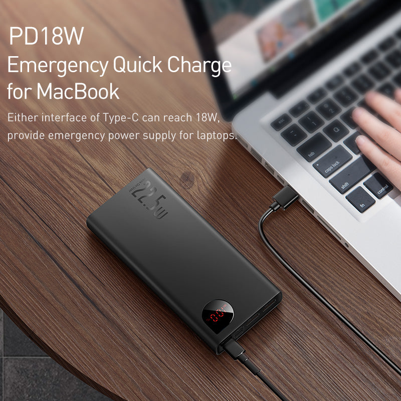 Premium 10000mAh Power Bank with 22.5W PD Fast Charger – Portable Charger for Smartphones, Apple iPhone, Samsung, iOS & Android , Earbuds, Android, Samsung, Xiaomi