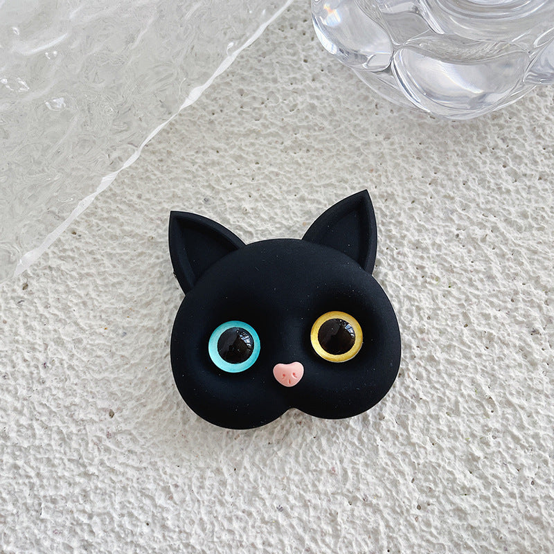 Luxury Air Sac Telefon Halter Griptok Kawaii 3D Katze Handy Finger Ring | Stand Grip Tok Handy Zubehör  iPhone | Stylischer