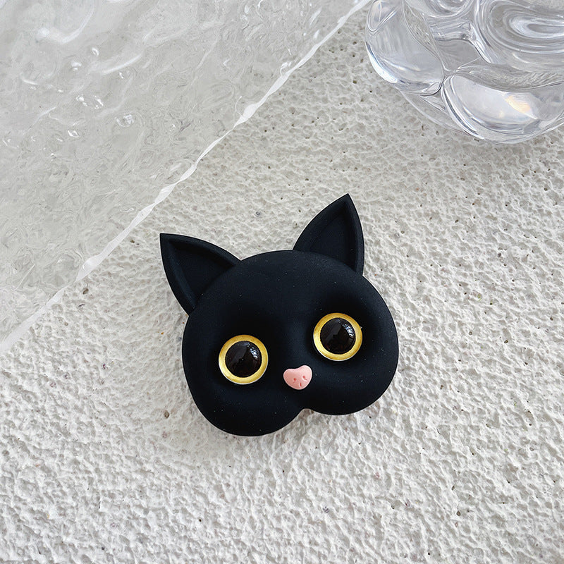 Luxury Air Sac Telefon Halter Griptok Kawaii 3D Katze Handy Finger Ring | Stand Grip Tok Handy Zubehör  iPhone | Stylischer