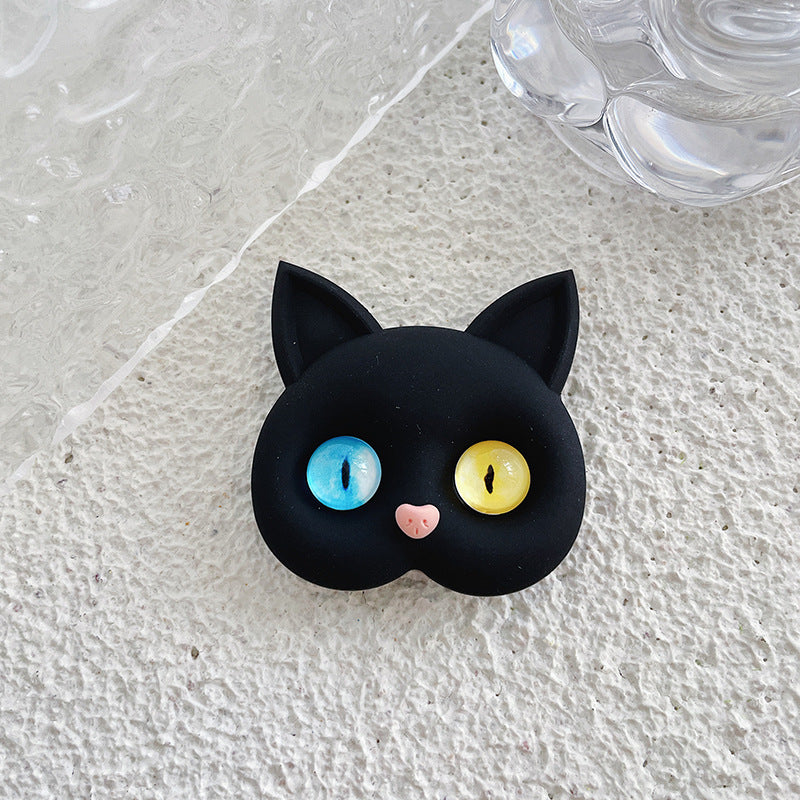 Luxury Air Sac Telefon Halter Griptok Kawaii 3D Katze Handy Finger Ring | Stand Grip Tok Handy Zubehör  iPhone | Stylischer