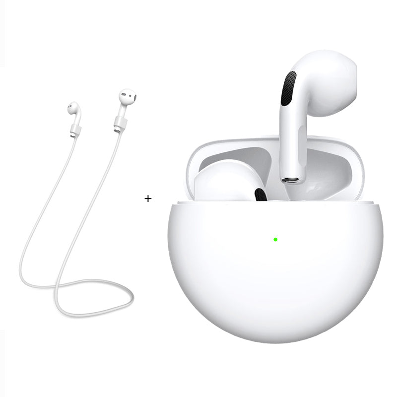 Premium AirPods Pro Design TWS Headphones: Bluetooth Wireless Earphones – Lifestyle & Sport Headset, Stereo Mini Earbuds with Fingerprint Touch Control for Apple iPhone 16/15/14/13/12 Pro Max Plus Mini, Samsung and Android – Sport Earbuds