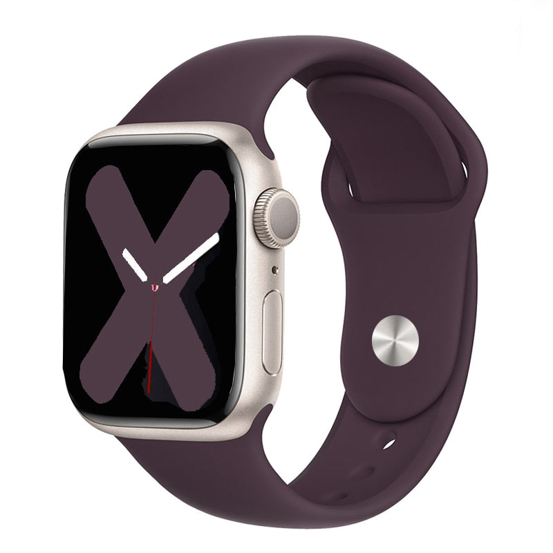 Silikon-Loop-Band Apple Watch Premium Handgelenkriemen | Colorful Pride Edition Armbandriemen | Bequem, Stilvoll.