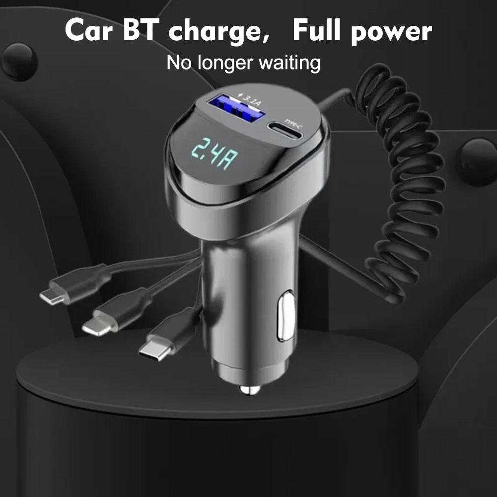 USB Type-C Car Charger & Multi-Port Cigarette Lighter Adapter | Premium Fast Charging for Smartphones, Apple iPhone, Samsung, iOS & Android Devices