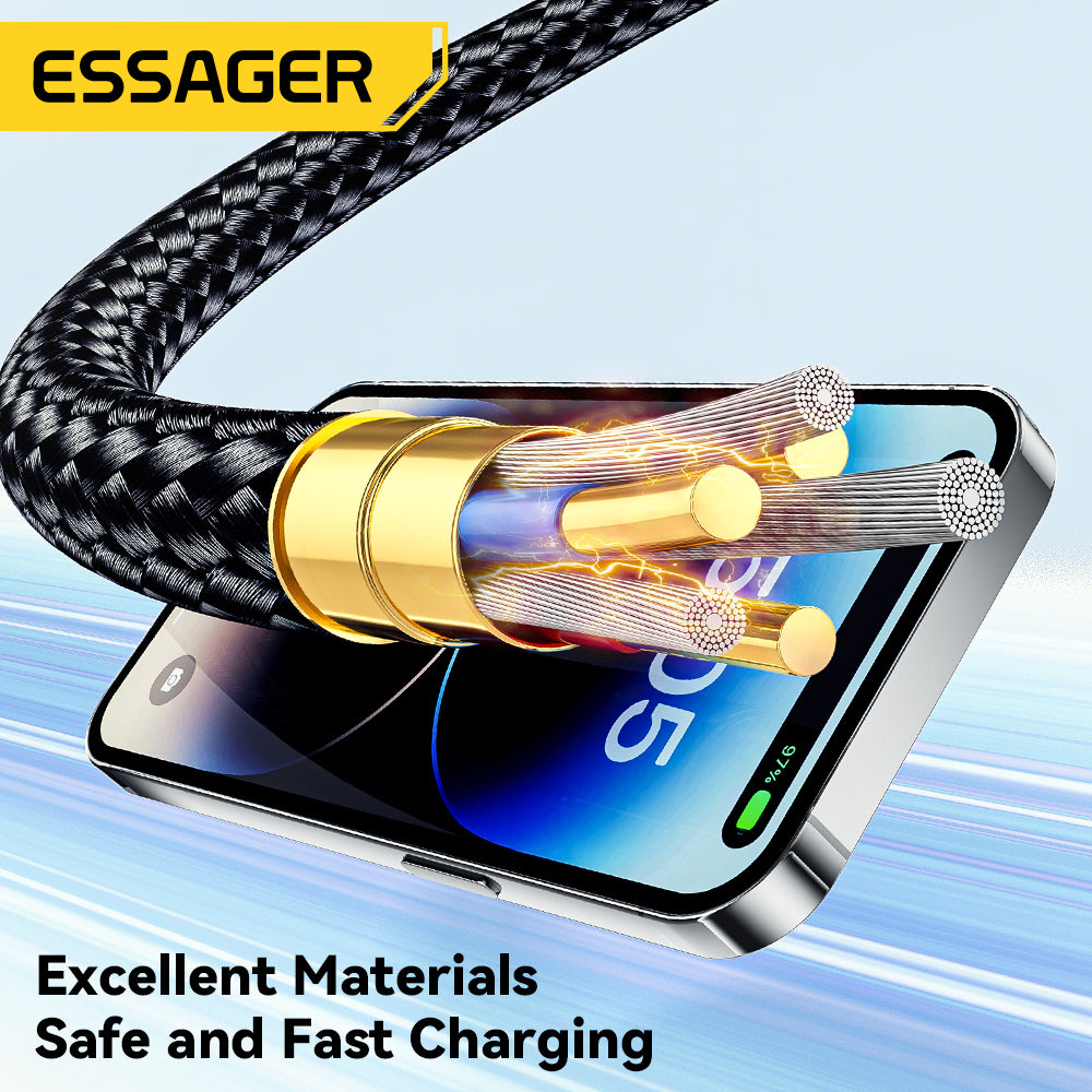 Premium USB-C Cable for Smartphones, Apple iPhone, Samsung, iOS & Android - Good Quality 20W Fast Charging Cable, Type C to Lightning Data Cable for iPad and MacBook