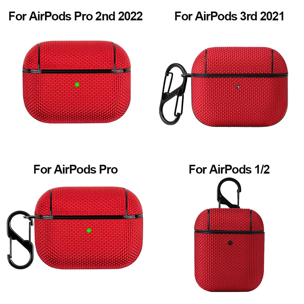 Wasserdichte Kopfhörertasche aus Nylongewebe, Für Airpods Pro 2 Pro 2. 1 USB C Gen Kopfhörerhülle, Lade-Kopfhörerhülle