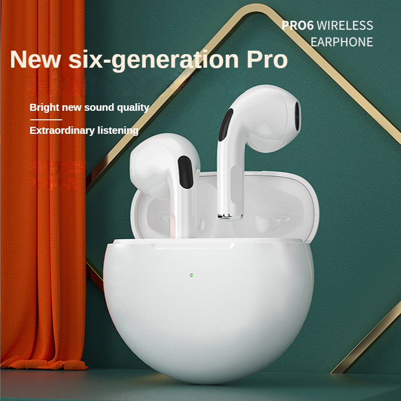 Premium AirPods Pro Design TWS Headphones: Bluetooth Wireless Earphones – Lifestyle & Sport Headset, Stereo Mini Earbuds with Fingerprint Touch Control for Apple iPhone 16/15/14/13/12 Pro Max Plus Mini, Samsung and Android – Sport Earbuds