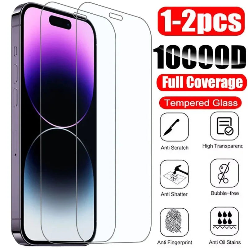 Ultra-Clear Tempered Glass Screen Protector & Camera Lens Protector for Apple iPhone Smartphone, Laptop, Tablet, PC, Apple iPhone, iPad, MacBook, iOS, Android, Samsung