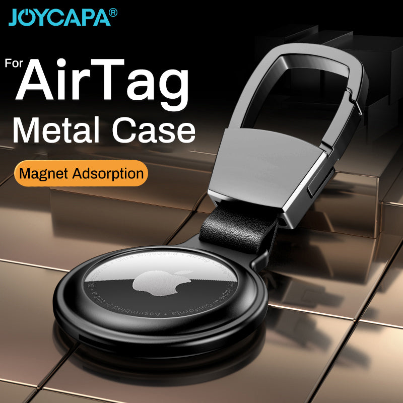 Premium™ AirTag metal case with keychain