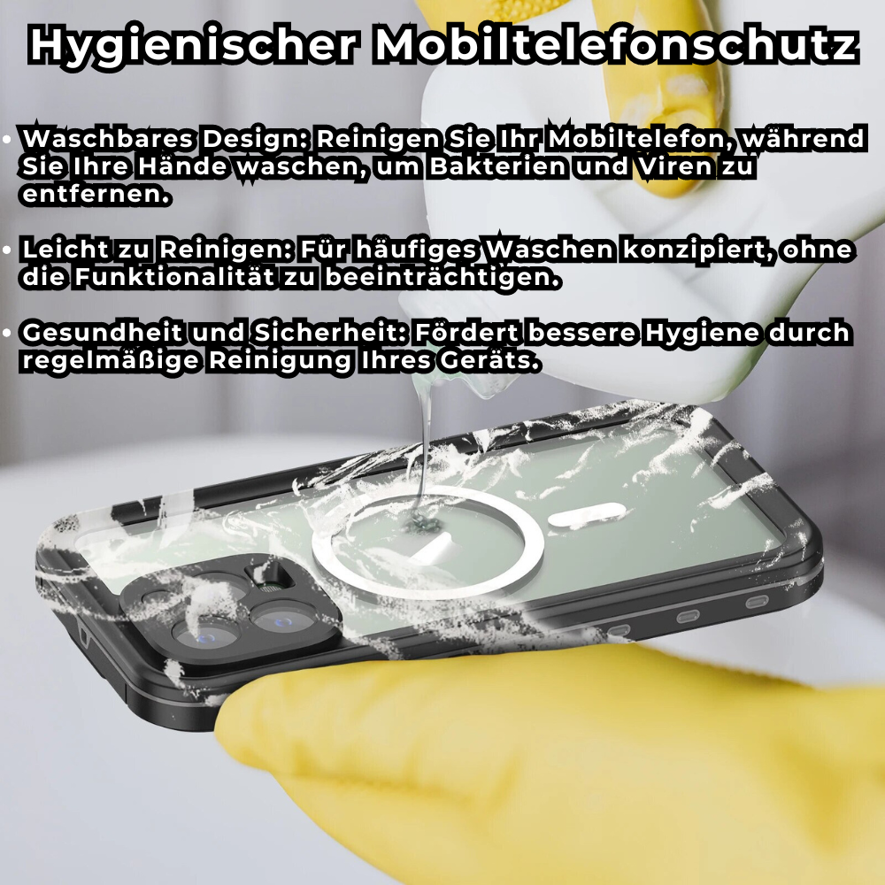 Militärstandard Wasserdichte IP68 iPhone Hülle mit MagSafe: Für Tauchen & Outdoor-Sport | Stoßfest & Langlebig - Phone Heaven Zone