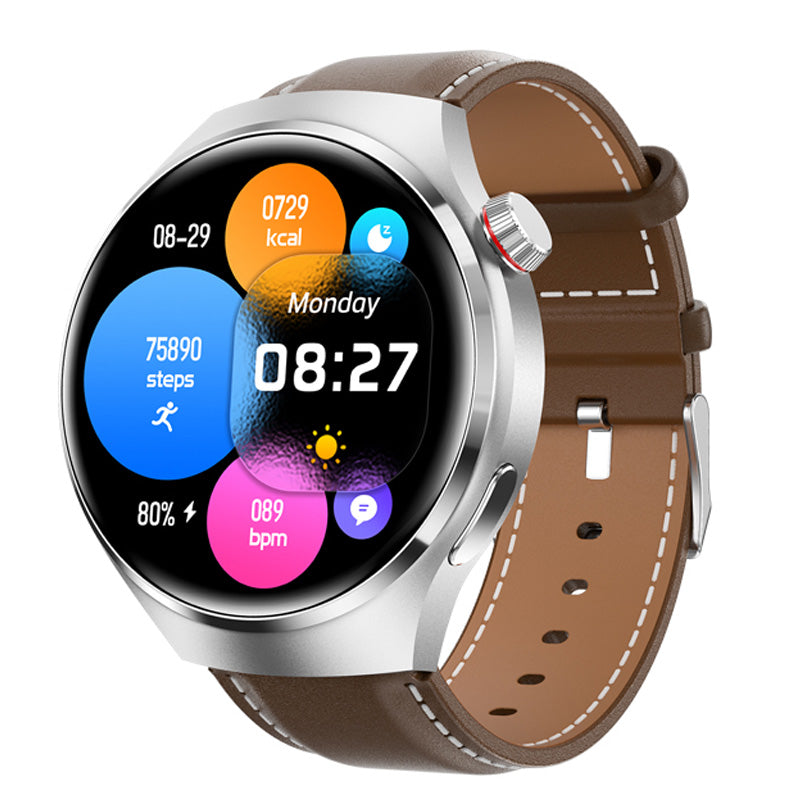 Neue Hochwertige 2024 GT4 Pro Smartwatch für Männer IP68 NFC GPS Tracker AMOLED 360 | HD Bildschirm Herzfrequenz