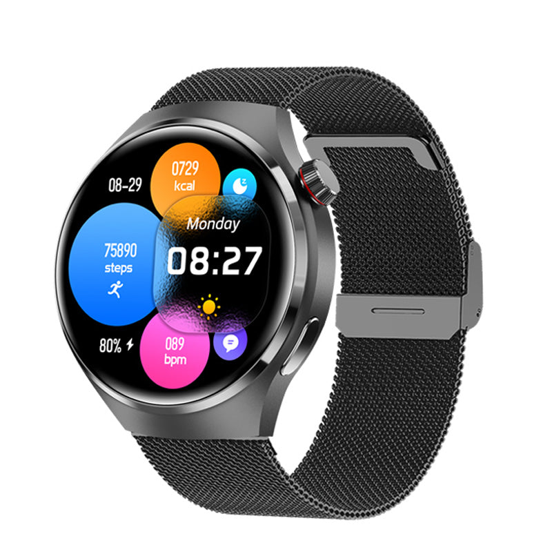 Neue Hochwertige 2024 GT4 Pro Smartwatch für Männer IP68 NFC GPS Tracker AMOLED 360 | HD Bildschirm Herzfrequenz