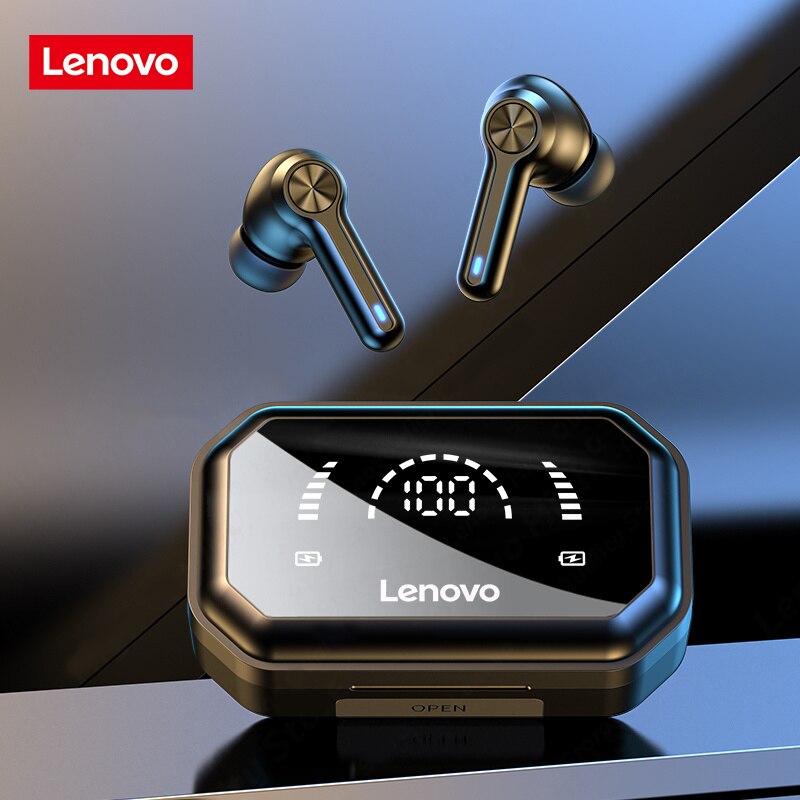 Hochwertiges Lenovo LP3 Pro Kopfhörer TWS Bluetooth 5.0 Drahtlose HiFi-Musik-Headset mit Display & 1200mAh Akku für Gaming