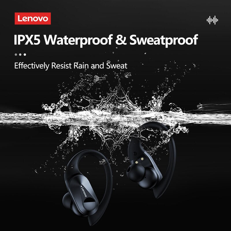 Lenovo LP75 Hochwertiges Bluetooth 5.3 Kopfhörer TWS Wireless Sport LED Digital Anzeige HiFi Stereo Rauschunterdrückung