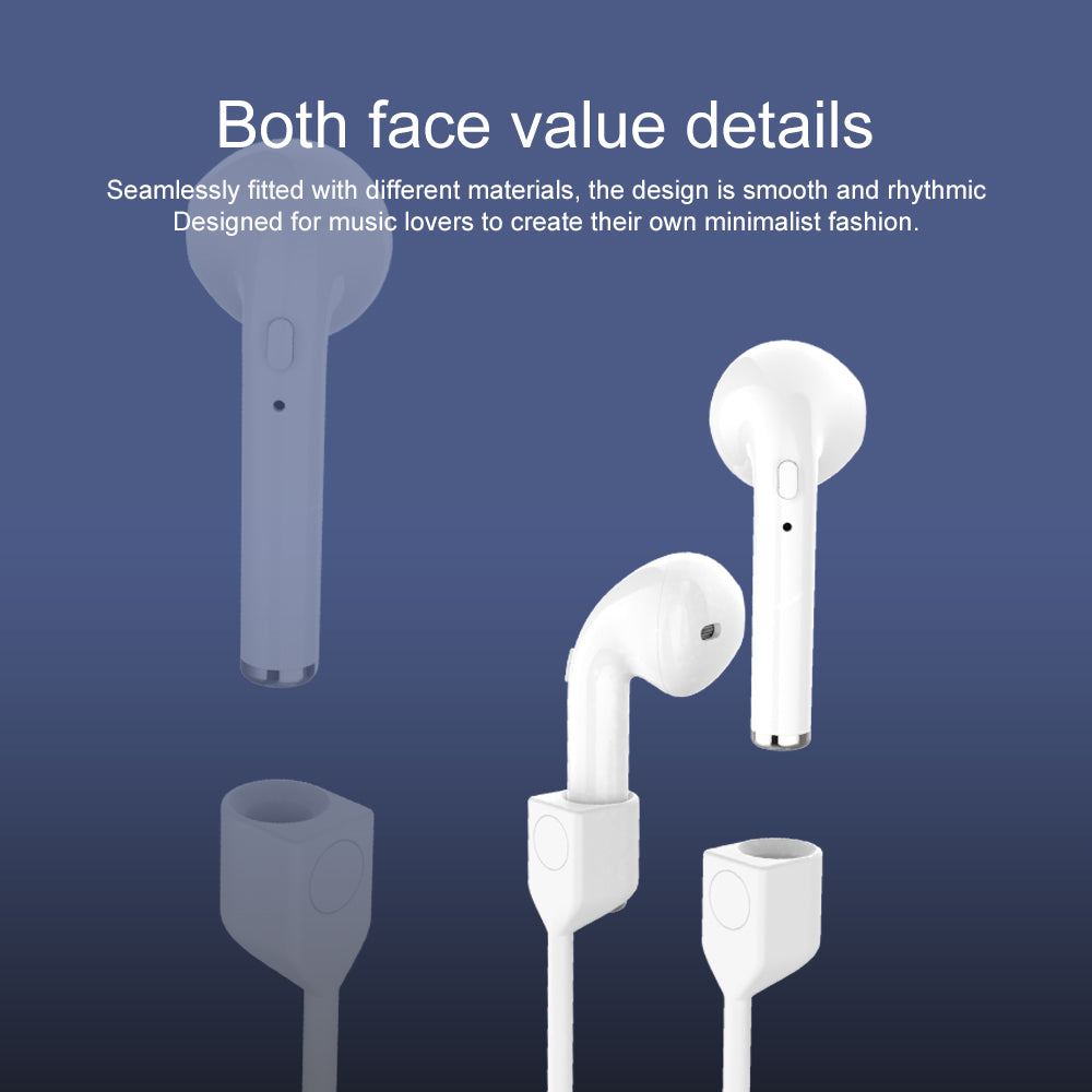 Premium Silikon Anti-Verlust Kopfhörerhalter für Apple AirPods 4/3/2/1 and Pro Series 2024/2022/2021/2019/2016 & Pro: Hochwertiges Bluetooth Nackenband-Kabel - Sicher & Stilvoll für Kabellose Ohrhörer