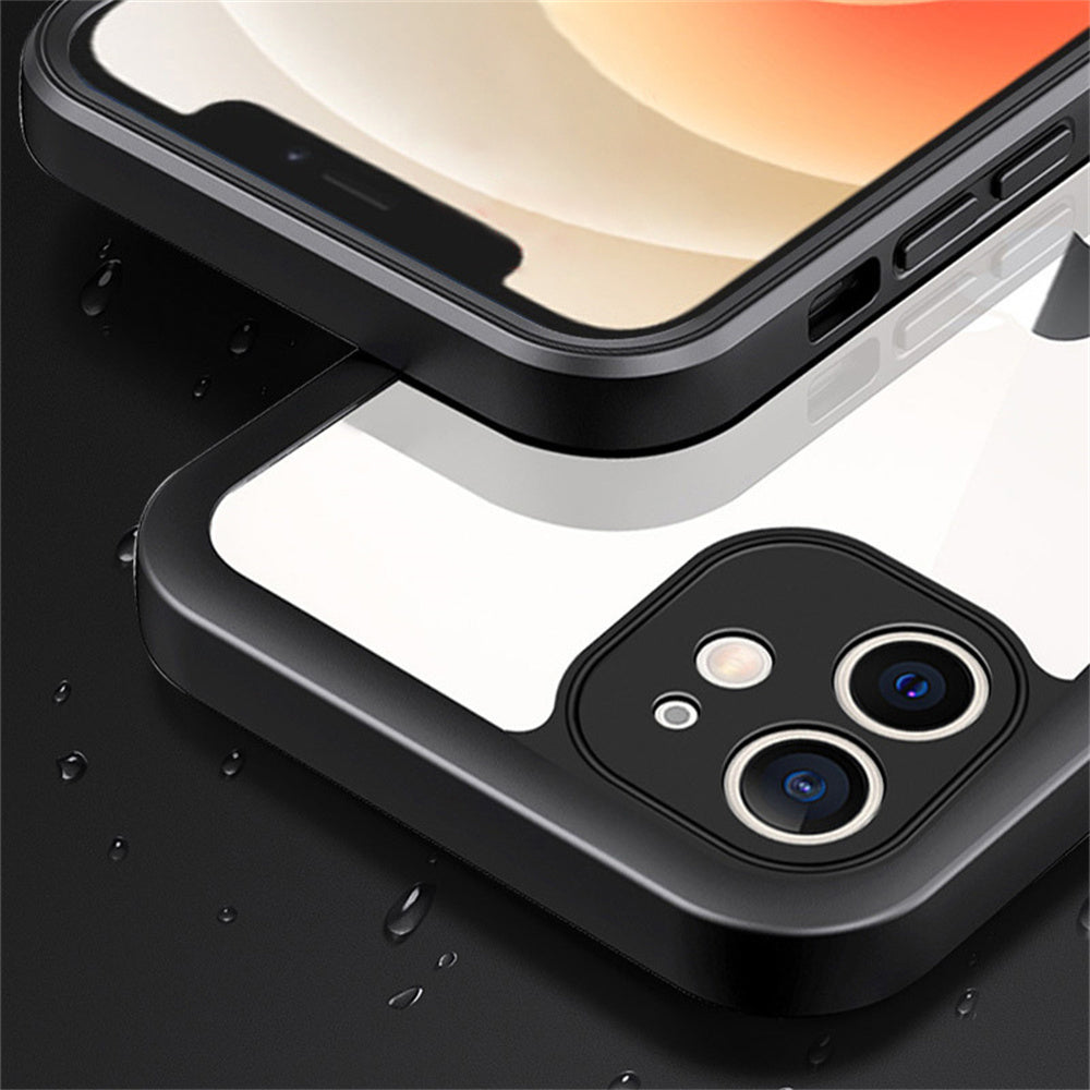 Luxurious All-Clear iPhone Case | MagSafe Case with Screen and Camera Lens Protector for Apple iPhone 16/15/14/13/12 Pro Max Plus Mini | Transparent Heavy Duty, Bumper Cover Phone Case | Premium Silicone Protective Cover